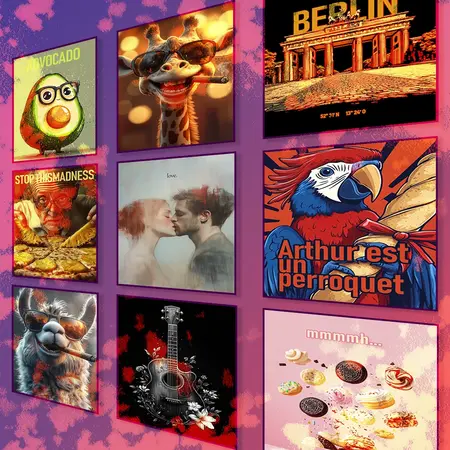 Metallposter von Displate